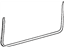 Toyota 62311-06030 Weatherstrip, Passenger Side