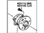 Toyota 42410-07010 Hub & Bearing Assembly, Rear Axle, Passenger Side
