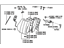 Toyota 71430-AA360-A0 Seat Back Assembly, Passenger Side