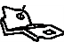 Toyota 23849-28030 Support, Fuel Pipe