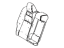 Toyota 71651-12B60 Pad, Rear Seat Back, Passenger Side(For Separate Type)