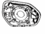 Toyota 87907-12040 Mirror Outer, Driver Side