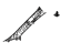Toyota 62220-12160-C0 Windshield Pillar Trim, Driver Side