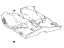 Toyota 58510-12Q20-C0 Carpet Assembly, Floor, Front
