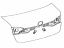 Toyota 64401-12D80 Panel Sub-Assembly, Luggage Compartment Door