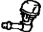 Toyota 85035-16040 Nozzle Sub-Assembly, Rear Washer