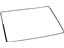 Toyota 68131-16110 Back Glass, Clear