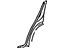 Toyota 61501-89112 Pillar, Quarter Lock, Passenger Side