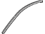 Toyota 75753-33060 Moulding, Front Door Window Frame, Upper Passenger Side