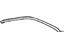 Toyota 75763-33080 Moulding, Rear Door Window Frame, Upper Passenger Side