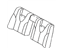 Toyota 71077-06A90-B0 Seat Back Cover, Rear