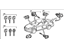 Toyota 69005-06220 Cylinder Set, Lock