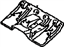 Toyota 58015-06050 Anchor Plate, Passenger Side