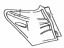 Toyota 81551-12C50 Lens & Body, Rear Combination Lamp, Passenger Side