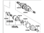 Toyota 43430-60020 Shaft Assembly, Front Drive, Passenger Side