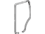 Toyota 62331-60020-A0 Weatherstrip, Rear Door Opening Trim, Passenger Side