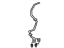Toyota 47326-60340 Tube, Rear Brake