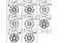 Toyota 42611-60360 Wheel, Disc (For Spare)