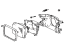 Toyota 04817-12120 Headlamp Assembly, Passenger Side