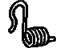 Toyota 90508-18025 Spring (For Accelerator Pedal Rod)