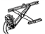 Toyota 69801-12040 Regulator Sub-Assembly, Front Door Window, Passenger Side