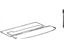 Toyota 64330-12630-02 Panel Assembly, Package Tray Trim