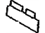 Toyota 71349-47020 Hinge Cover, Rear