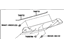 Toyota 76085-47911-A0 Spoiler Assembly, White, Rear