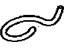 Toyota 90099-62092 Hose, Rear Washer (From Motor To Joint)