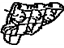 Toyota 52115-AC010 Support, Front