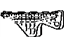 Toyota 52156-47010 Side Retainer, Driver Side
