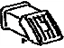 Toyota 55061-47031 Air Vent Grille, Driver Side