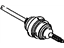 Toyota 43420-16101 Axle Assembly, Driver Side