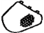 Toyota 67651-16030-01 Grille, Speaker Door, Passenger Side