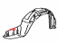 Toyota 53875-16060 Liner, Front Fender, Passenger Side