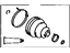 Toyota 04438-10050 Boot Kit, Front Drive Shaft Inboard Joint, Driver Side