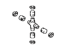Toyota 04371-04044 Universal Joints