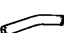 Toyota 99556-10110 Hose(For Water By-Pass Pipe)