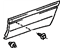 Toyota 75075-08010-B0 Body Side Molding, Gray, Outside Passenger Side