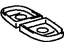 Toyota 81241-08020 Lamp Lens, Passenger Side