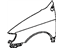 Toyota 53802-08900 Fender Sub-Assembly, Front Driver Side