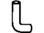Toyota 87245-35461 Hose, Rear Heater Water Outlet, A (From Heater Unit)