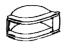 Toyota 81567-04010 Shade, Rear Combination Lamp, Driver Side