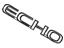 Toyota 75444-52140 Nameplate, Rear