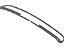 Toyota 76085-52040-A1 Spoiler Sub-Assembly, Rear, White