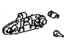 Toyota 69210-52020-A1 Handle, Outside, White, Passenger Side
