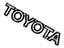 Toyota 75446-52030 Plate, Luggage Compartment Door Name