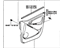 Toyota 67610-52570-B0 Board Sub-Assembly, Front Door Trim, Passenger Side