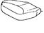 Toyota 71518-52D90-C0 Pad, Front Seat Cushion W/Cover, Passenger Side
