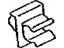 Toyota 85371-32020 Clamp (For Windshield Washer)